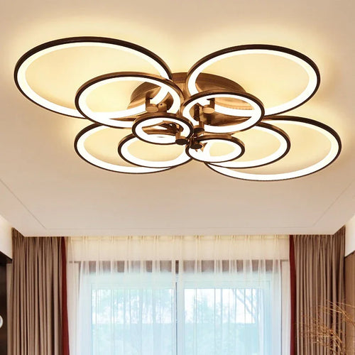 plafonnier led moderne à intensité variable pour intérieur - vue 7 sur 14