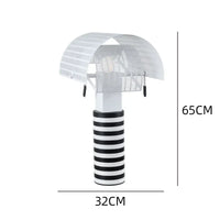 Denmark Table Lamp Modern Stripe Grid Desk Light for Bedroom Living Room