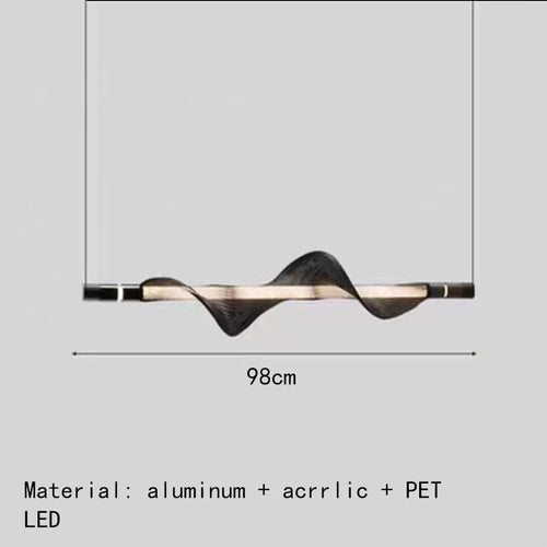 lustre design art déco suspendu pour cuisine et bar - vue 10 sur 22