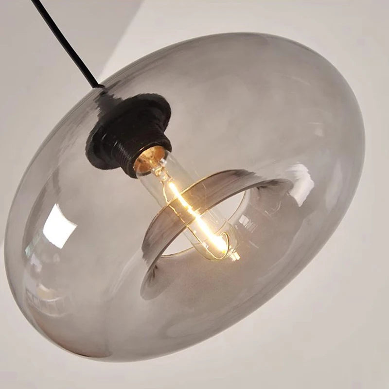 suspension modernes en verre pour restaurant bar boutique - vue 5 sur 12
