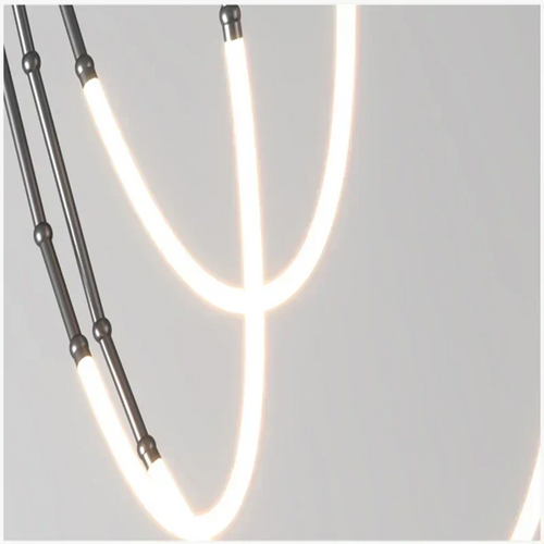 suspension led moderne pour décoration intérieure élégante et stylée - vue 6 sur 12