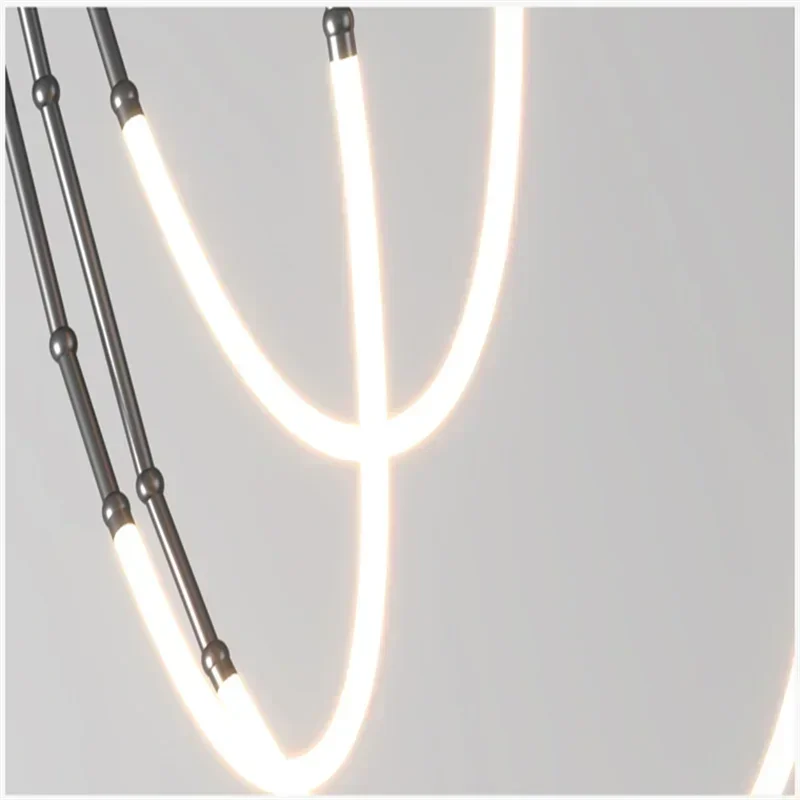suspension led moderne pour décoration intérieure élégante et stylée - vue 5 sur 12