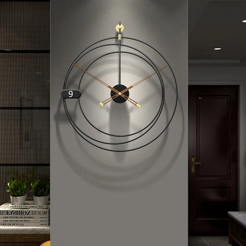 horloge murale design moderne silencieuse pour décoration intérieure - vue 3 sur 7