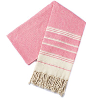 serviette de plage turque coton losanges séchage rapide