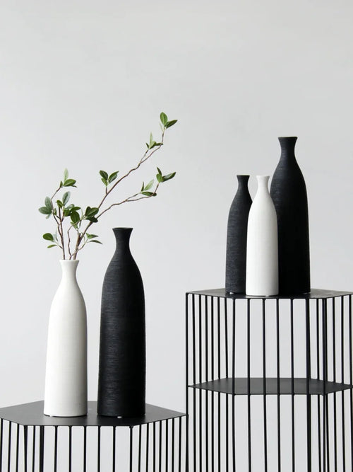vase en céramique moderne pour décoration intérieure artisanale - vue 5 sur 15