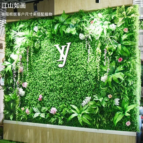 décoration végétale murale verte pour intérieur élégant - vue 16 sur 25