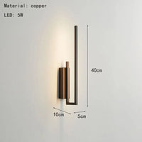 applique murale en laiton design moderne pour divers espaces
