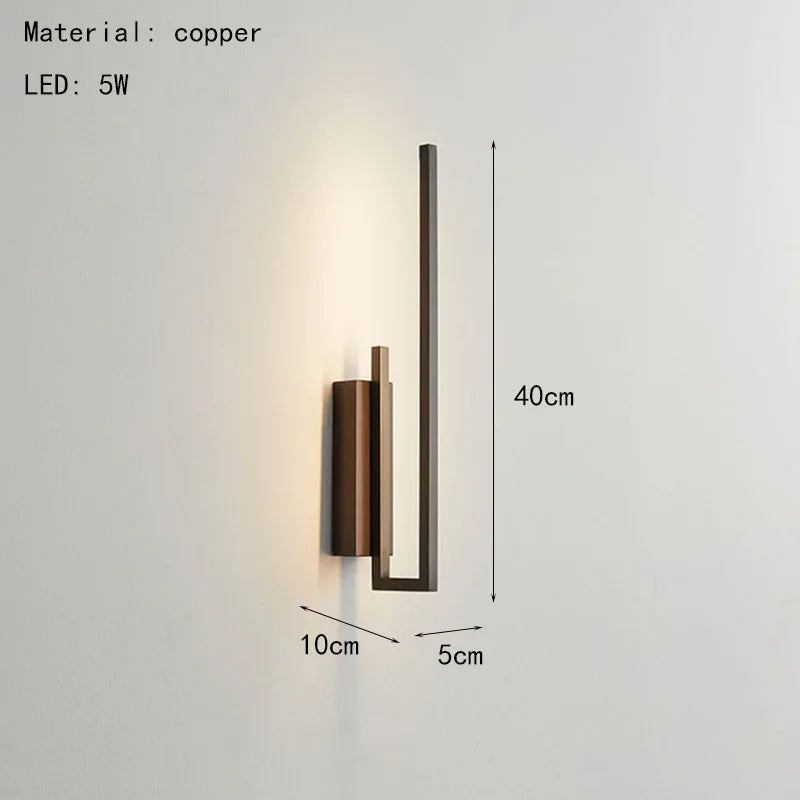 applique murale en laiton design moderne pour divers espaces