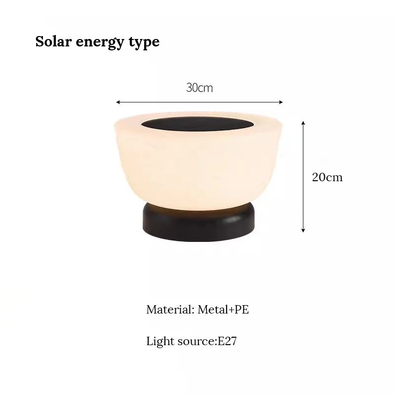 lampes solaires de jardin modernes pour extérieur villa - vue 12 sur 12