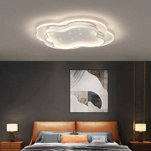 plafonnier led encastré étoiles romantique moderne pour enfants - vue 6 sur 12