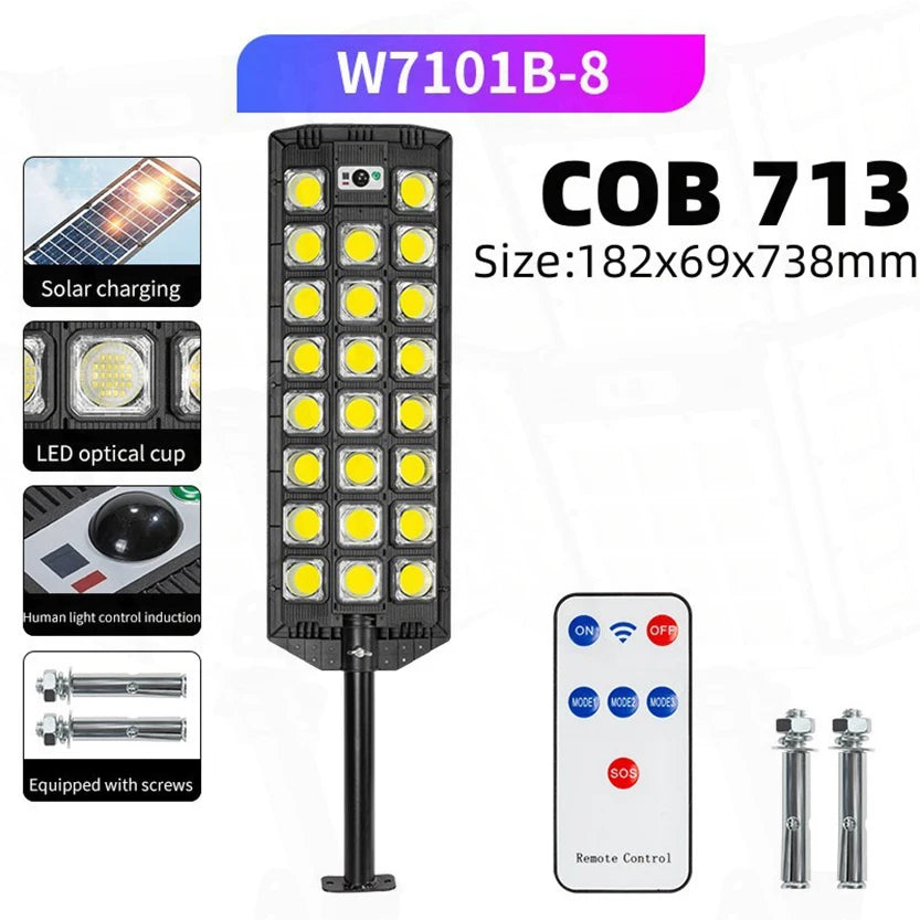 20000W Split Solar Street Light Outdoor Aluminum Solar Street Light Garden Sunlight House Remote Control Waterproof Wall Lamp - vue 29 sur 41