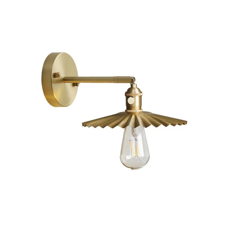 IWHD nordique moderne cuivre applique murale LED lampes applique décor à la maison éclairage intérieur chambre salle de bains salon escalier lumière Luminaria - vue 19 sur 32