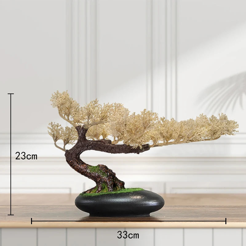 décoration intérieure faux arbre bonsaï style chinois pour un paysage apaisant - vue 9 sur 33