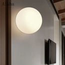 applique murale led en verre minimaliste pour intérieur