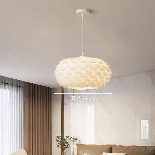 lustre créatif lumière chaude design moderne pour chambre fille - vue 10 sur 10