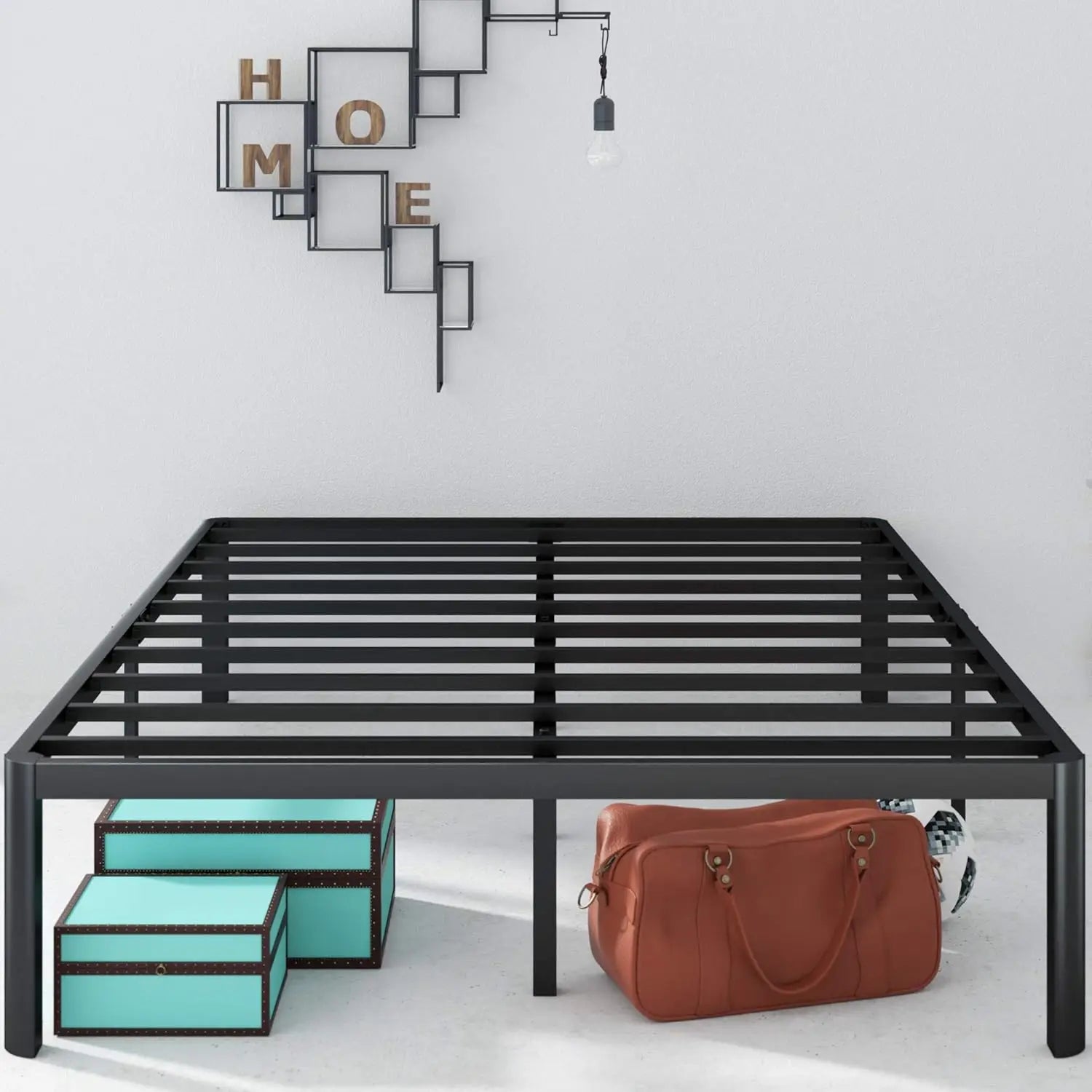 plafonnier métal avec rangement sous le lit 41 cm