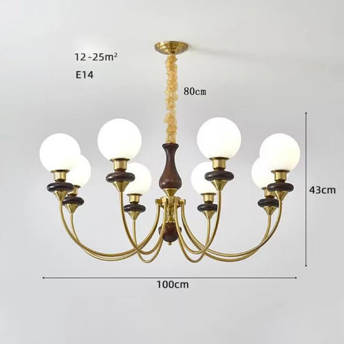 lustre rétro français led suspension luminaires de plafond - vue 11 sur 11