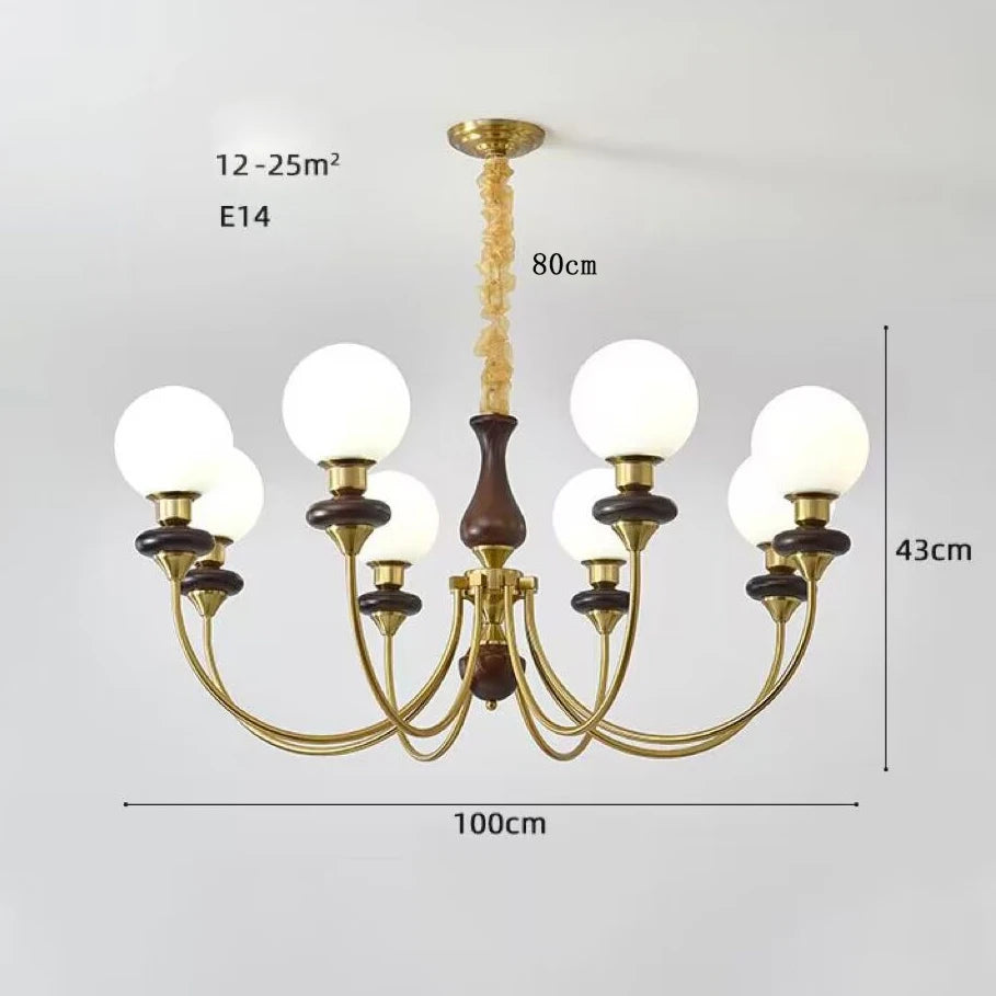 lustre rétro français led suspension luminaires de plafond - vue 10 sur 11
