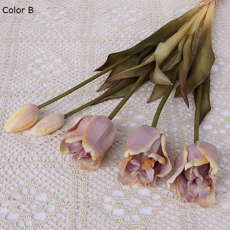 grandes tulipes baroques en silicone décoration de luxe pour événements - vue 8 sur 15