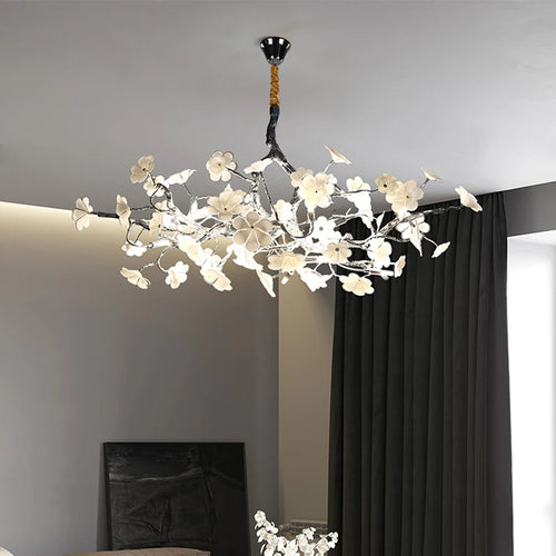 lustre moderne en anneau éclairage de luxe décoration suspendue - vue 6 sur 5
