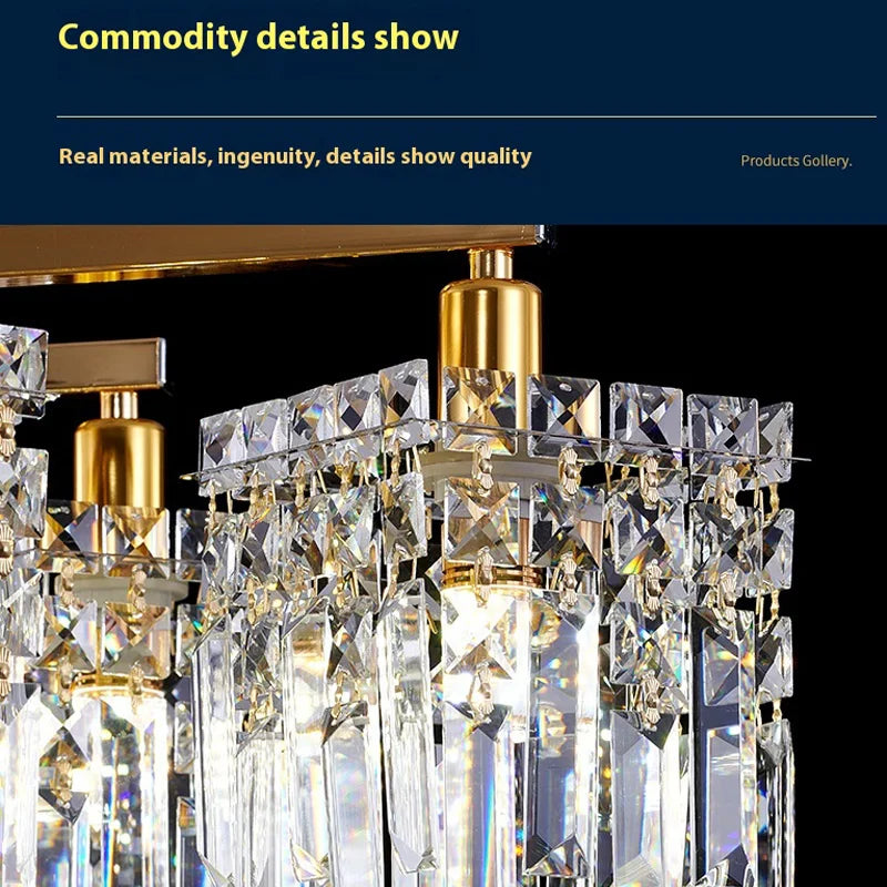 lampe en cristal de luxe pour intérieur moderne élégant - vue 5 sur 14
