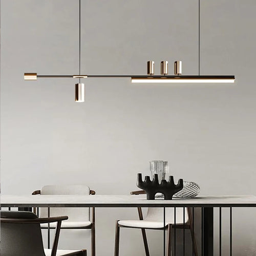 lustre moderne suspendu lumineux pour décoration intérieure - vue 4 sur 10