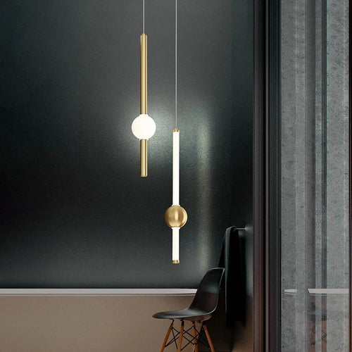suspension led moderne pour éclairage intérieur créatif - vue 5 sur 19