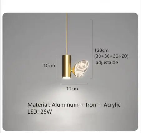 suspension design en acrylique pour décoration moderne de luxe - vue 18 sur 21