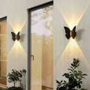 Appliques murales LED modernes 12W IP65 applique murale en métal LED lumières en aluminium LED applique murale papillon blanc LED pour ampoules LED