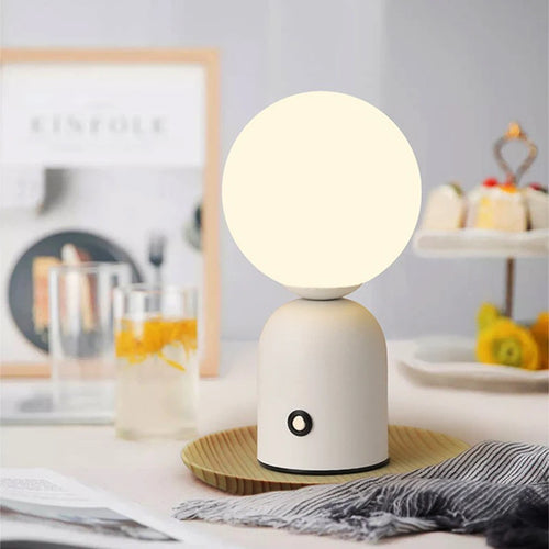 lampe de bureau led rechargeable pour éclairage décoration intérieure - vue 6 sur 10