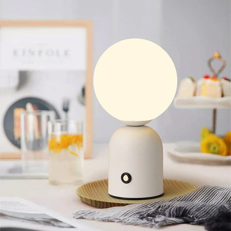 lampe de bureau led rechargeable pour éclairage décoration intérieure - vue 5 sur 10