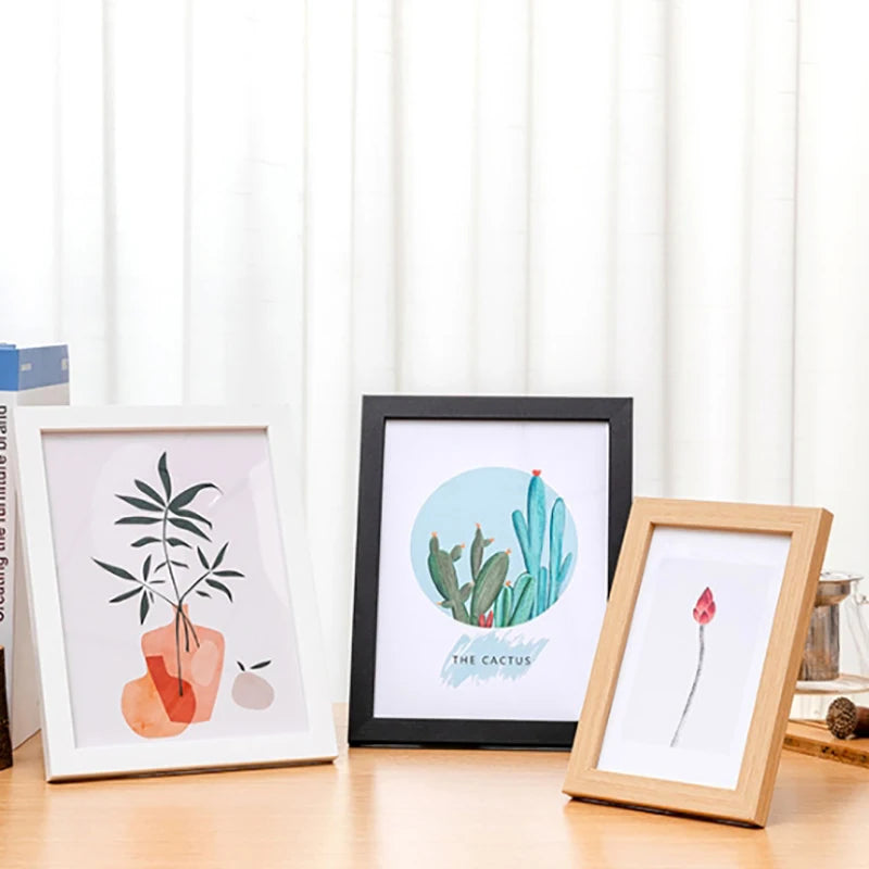 cadre photo en bois suspendu pour décoration et cadeau - vue 6 sur 18
