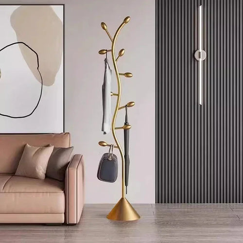 etagère moderne pour vêtements au style industriel élégant - vue 3 sur 10