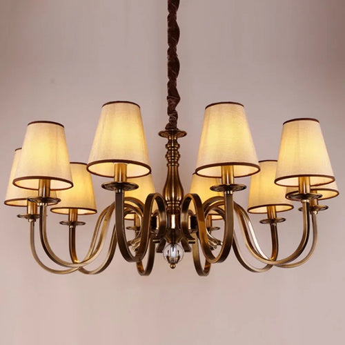 lustre led classique américain pour une décoration rustique élégante - vue 2 sur 15