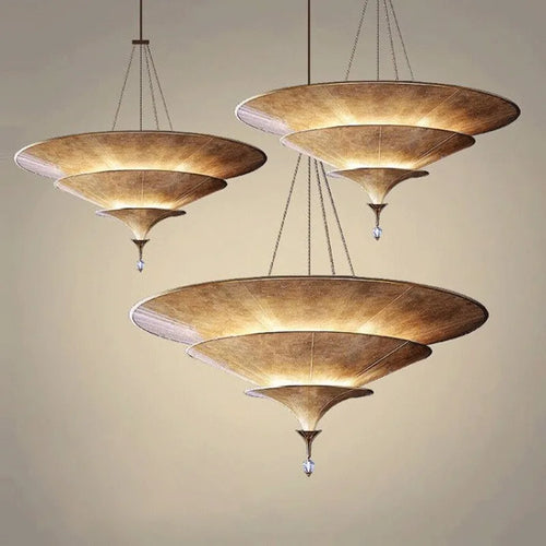 Lustre d'ambiance bouddhiste d'asie du sud-est - vue 3 sur 9