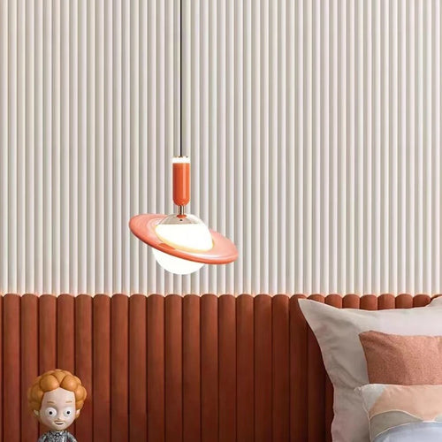 lustre saturno design led ajustable en hauteur - vue 4 sur 9