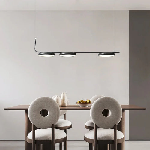 lustre moderne hauteur réglable luminaires suspendus - vue 3 sur 10