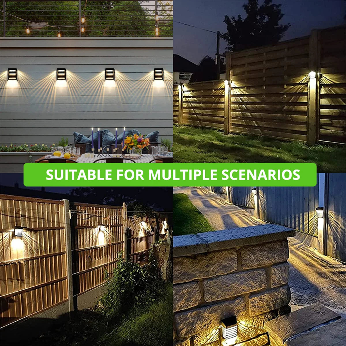 lanterne solaire rétro étanche pour jardin et terrasse - vue 7 sur 7
