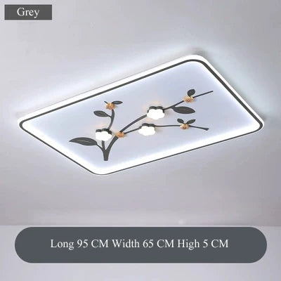 plafonnier led design floral pour décoration moderne de plafond - vue 11 sur 12