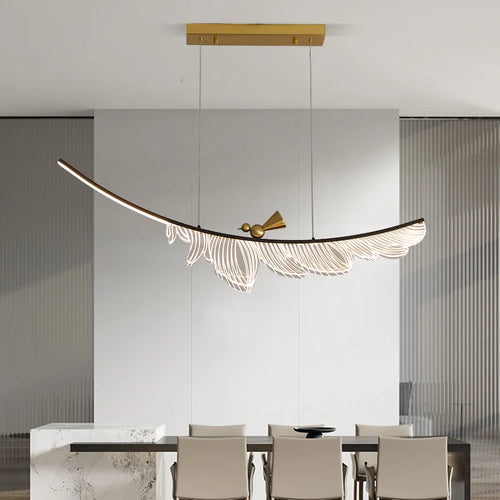 lustre led moderne pour table de restaurant décoration maison - vue 2 sur 9