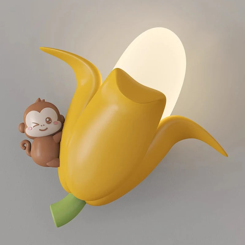 applique murale créative banane maïs fraise pour chambre enfant - vue 6 sur 9