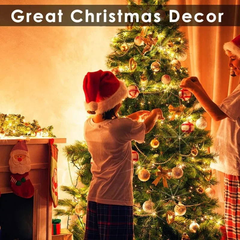 guirlande lumineuse led avec télécommande 8 modes décoration festive - vue 5 sur 13
