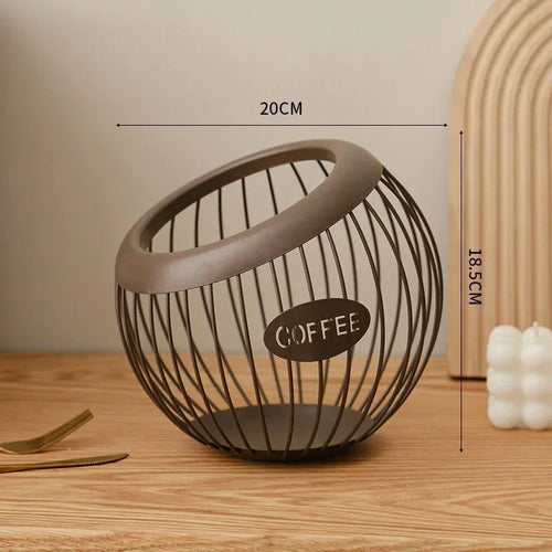 panier à fruits en métal élégant pour rangement et décoration - vue 9 sur 14