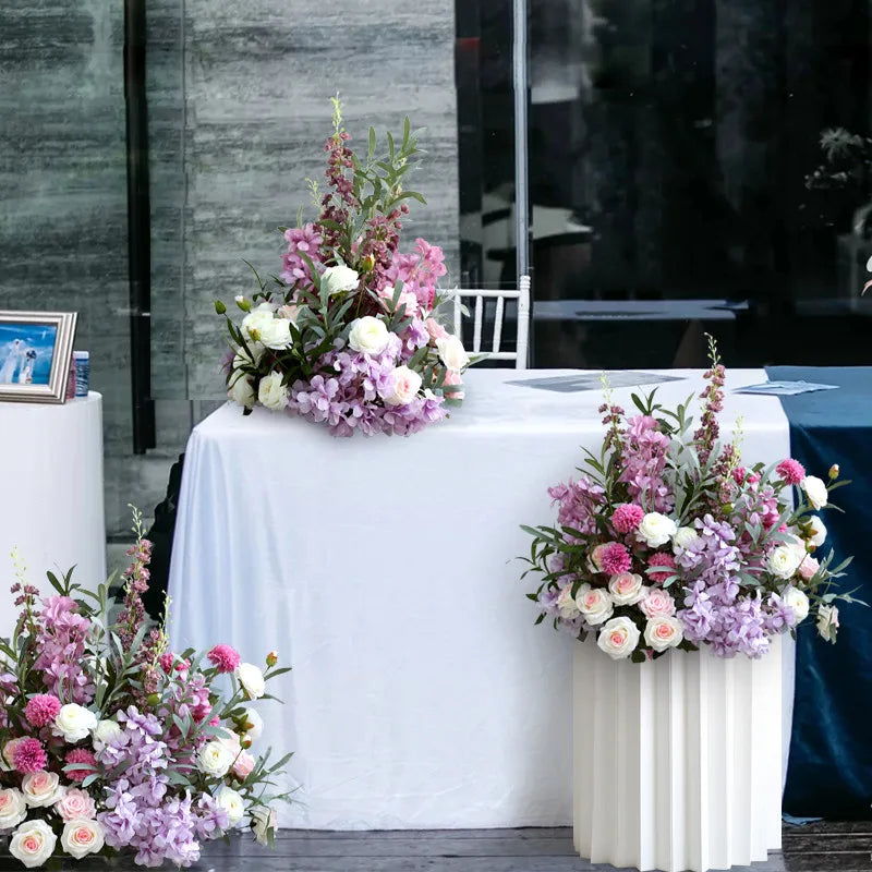 boules de fleurs artificielles en soie pour décoration de mariage et photo - vue 6 sur 22