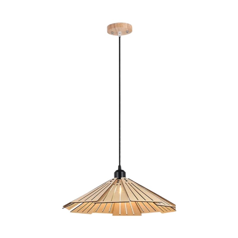 plafonnier en bois rétractable pour décoration intérieure lumineuse - vue 6 sur 18