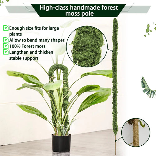 piquets pliables en mousse faits main pour plantes monstera en gros - vue 9 sur 15