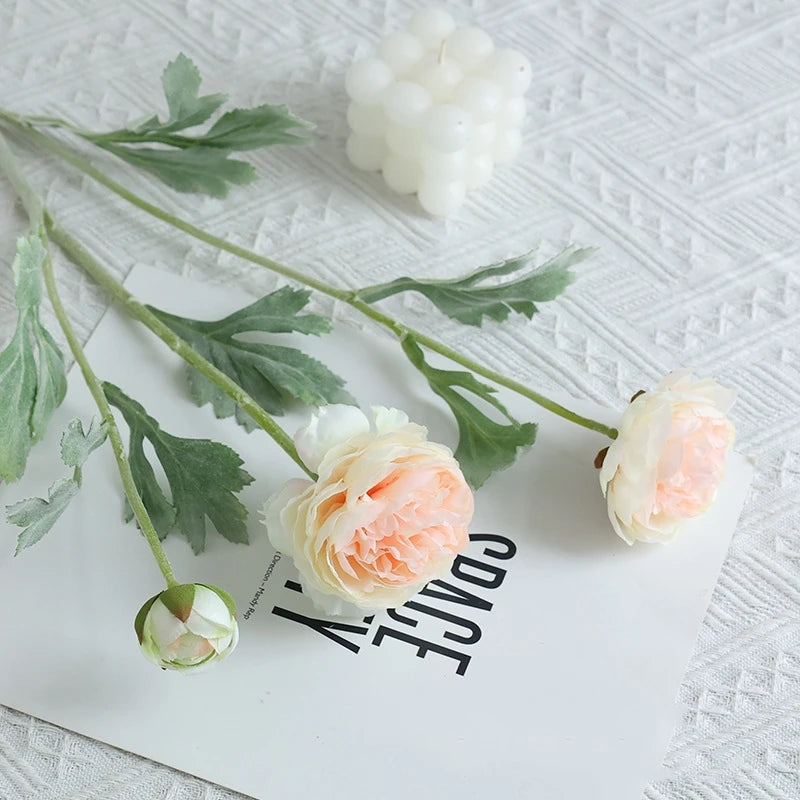 petit bouquet de fleurs artificielles pour décoration de mariage hiver - vue 10 sur 12