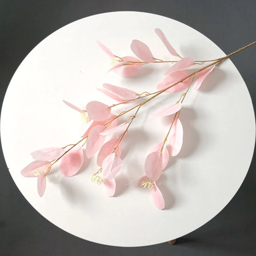branches de feuilles d'eucalyptus en soie artificielle pour décoration florale - vue 4 sur 17