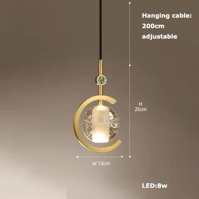 lustre suspendu à led pour un éclairage moderne et élégant - vue 24 sur 25