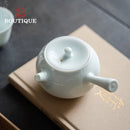 Théière japonaise artisanale céramique anse latérale 150ml filtre
